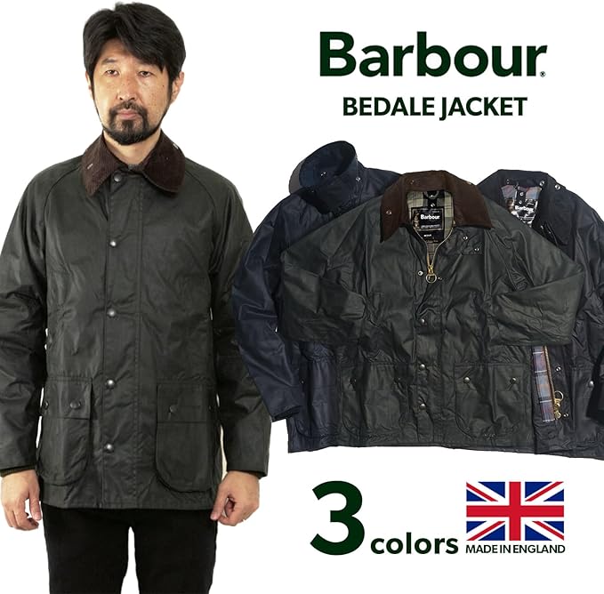 SSZ ビデイルジャケット 18AW L 希少 Barbour 名作 Barbour】バブアー ビデイルジャケット ノンワックス ネイビー